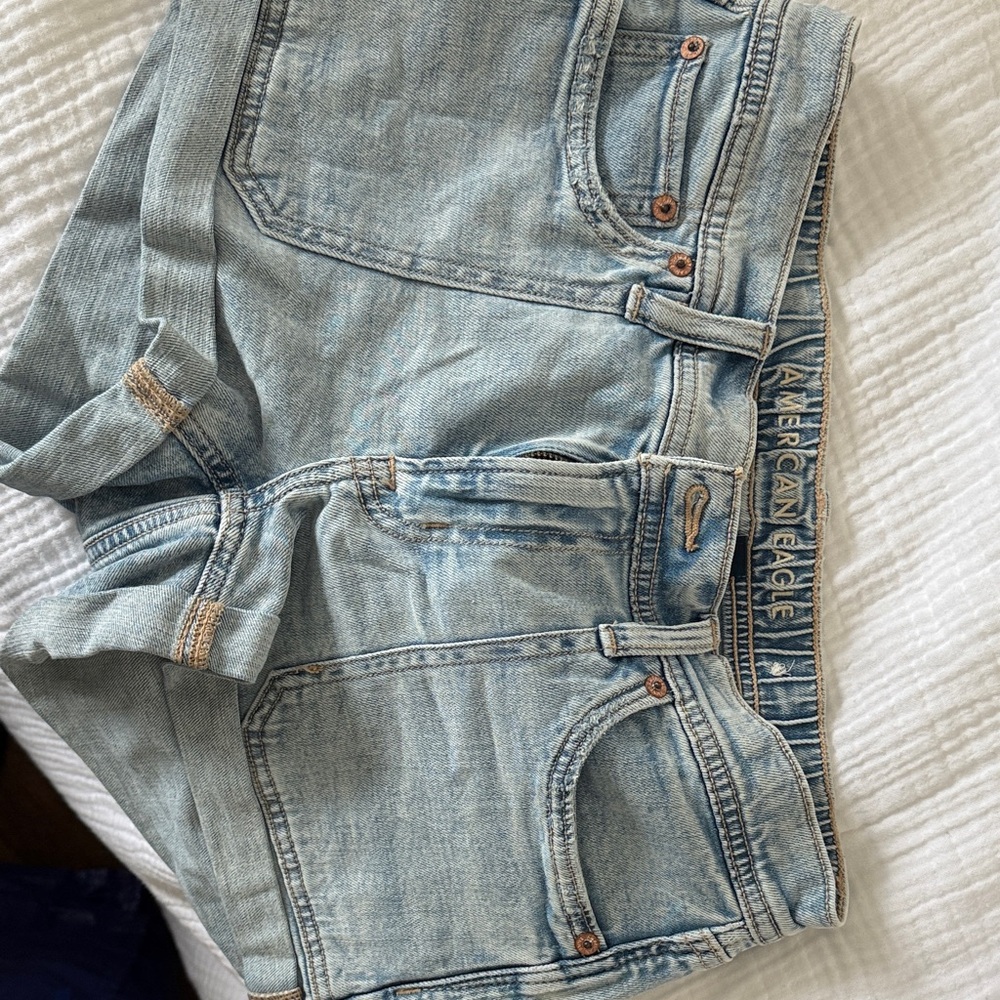 American Eagle Outfitters Light Blue Jean Shorts